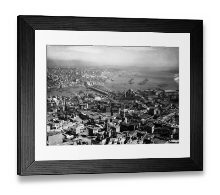 Framed Print : Istanbul. circa 1915: The city of Istanbul (Constantinople) Framed Print : Istanbul. circa 1915: The city of Istanbul (Constantinople)