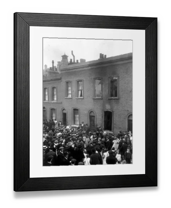 Framed Print : Crowd In Street Framed Print : Crowd In Street