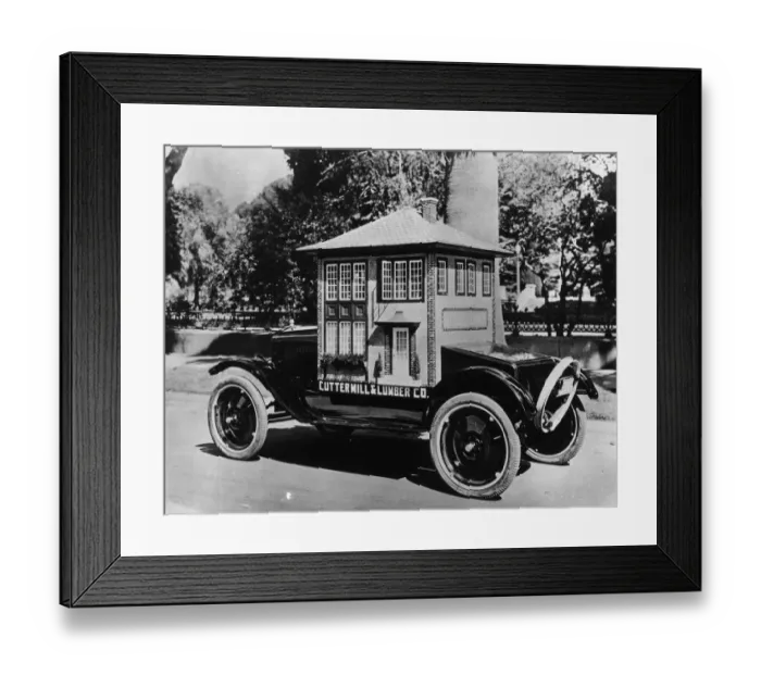 Framed Print : Mobile Advertisement Framed Print : Mobile Advertisement