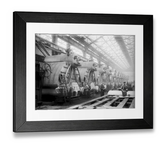 Framed Print : Boiler Shop Framed Print : Boiler Shop