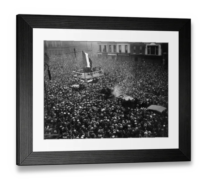 Framed Print : Public Rally Framed Print : Public Rally