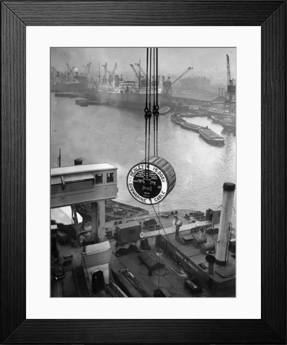 Framed Print : Submarine Cable Framed Print : Submarine Cable