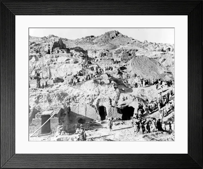 Framed Print : Thebes Excavation Framed Print : Thebes Excavation