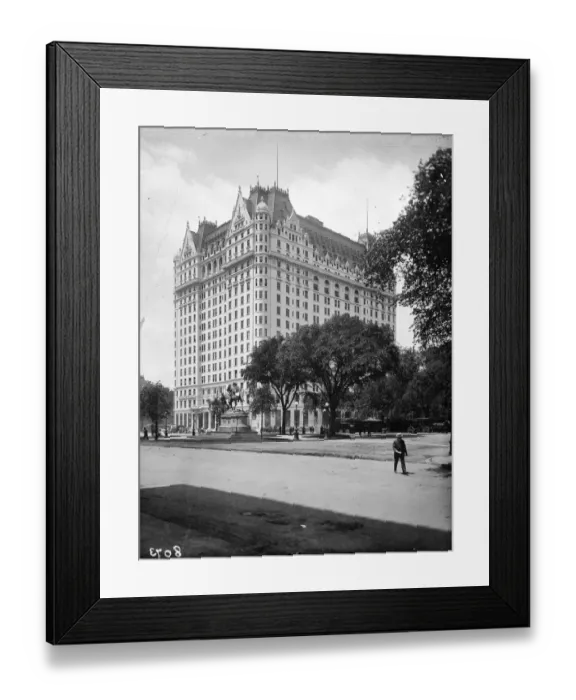 Framed Print : The Plaza. 1912: The Plaza Hotel, New York City Framed Print : The Plaza. 1912: The Plaza Hotel, New York City