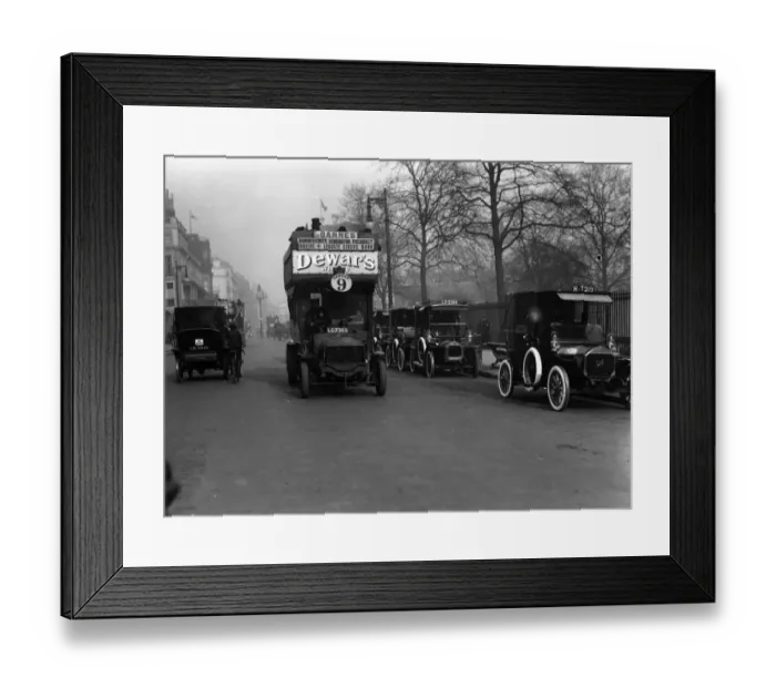 Framed Print : Traffic On Piccadilly Framed Print : Traffic On Piccadilly
