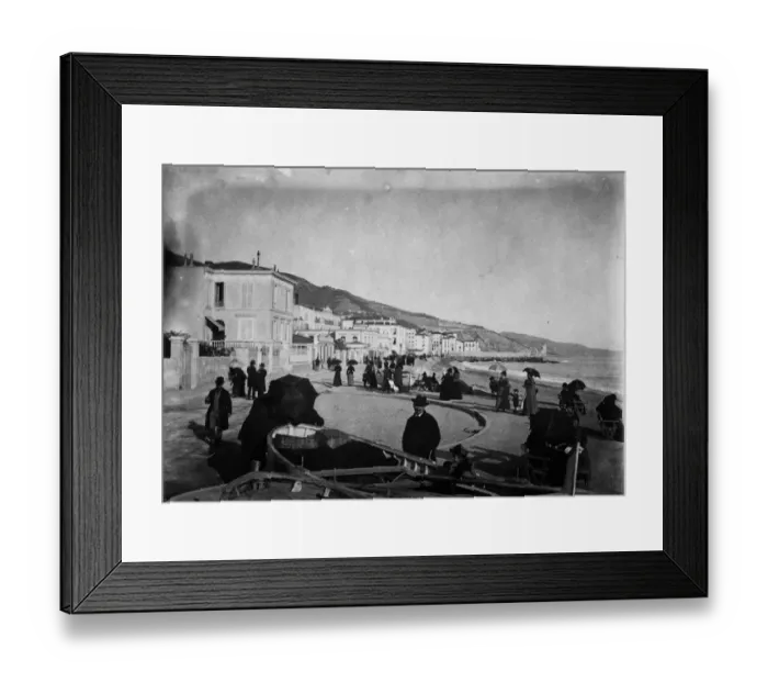 Framed Print : Menton Beach Framed Print : Menton Beach