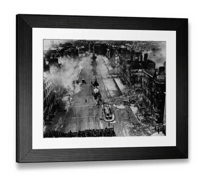 Framed Print : Dublin 1922 Framed Print : Dublin 1922