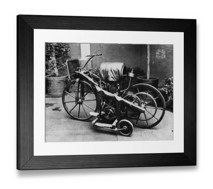 Framed Print : Early Motorcycle Framed Print : Early Motorcycle