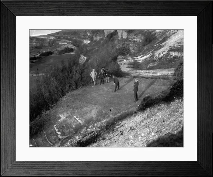 Framed Print : Golf At Biarritz Framed Print : Golf At Biarritz