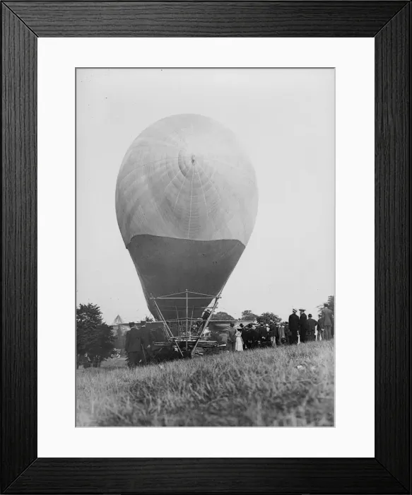 Framed Print : Watching Airship Framed Print : Watching Airship