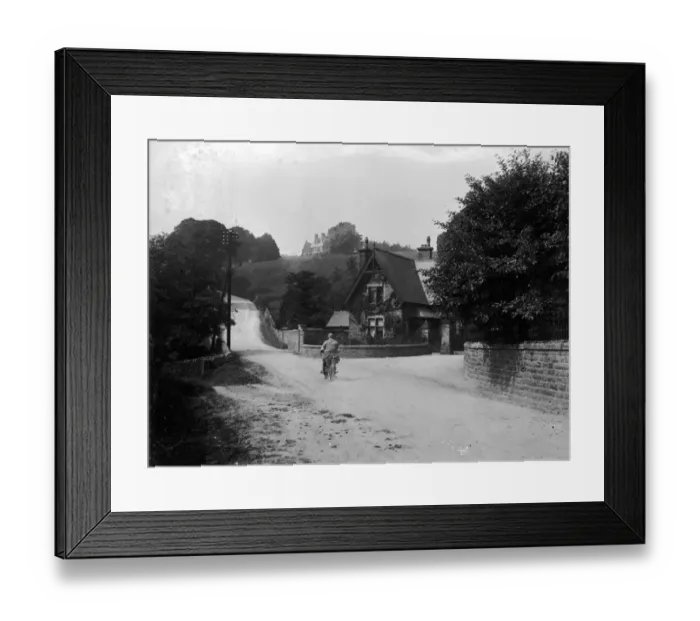 Framed Print : Riding Past House Framed Print : Riding Past House