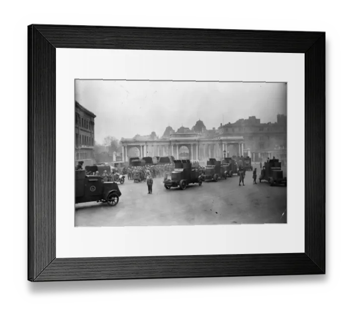 Framed Print : Strike Tanks