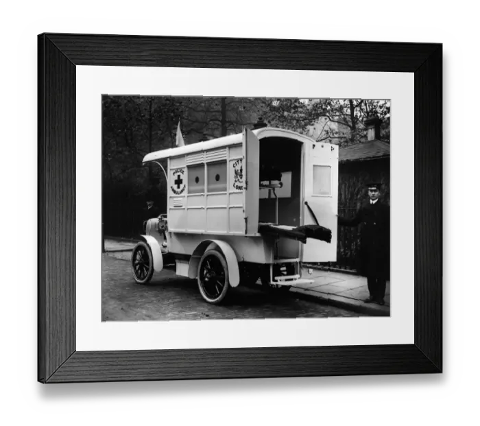 Framed Print : Police Ambulance