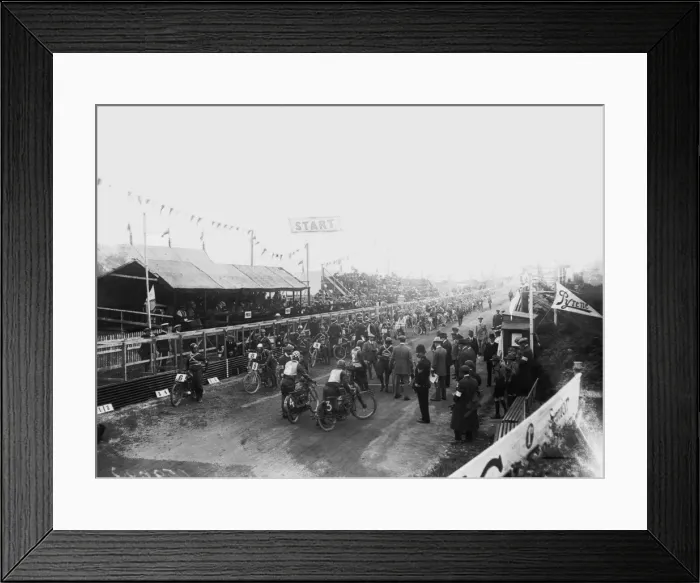 Framed Print : Junior TT Start