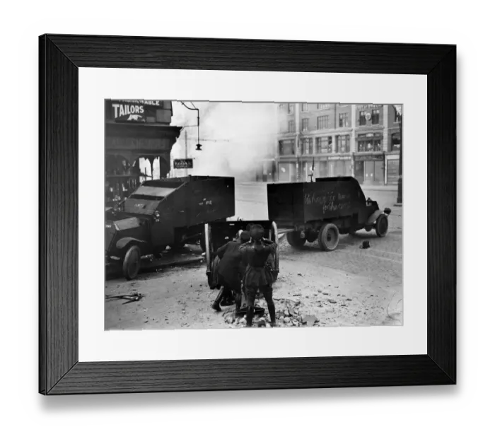 Framed Print : Street Shelling Framed Print : Street Shelling