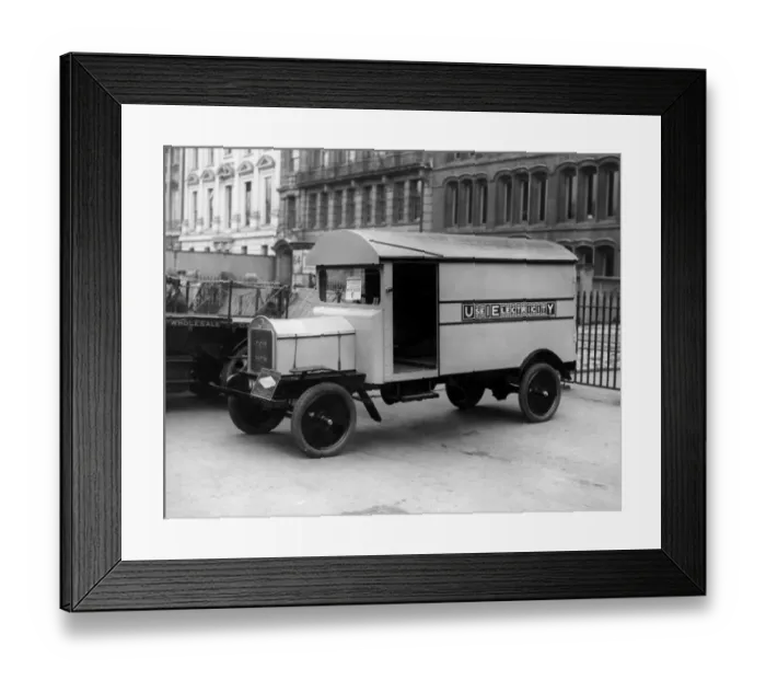 Framed Print : Electrical Van Framed Print : Electrical Van