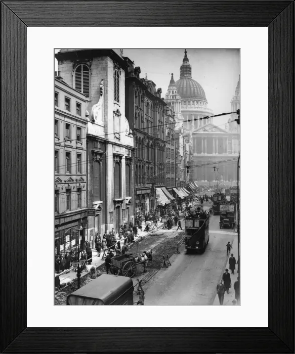 Framed Print : Ludgate Hill Framed Print : Ludgate Hill