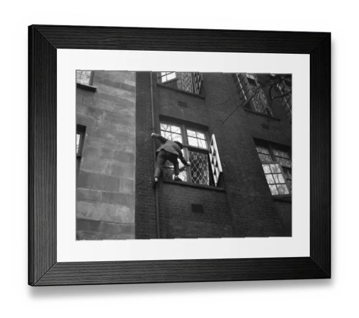 Framed Print : Cat Burglar Framed Print : Cat Burglar