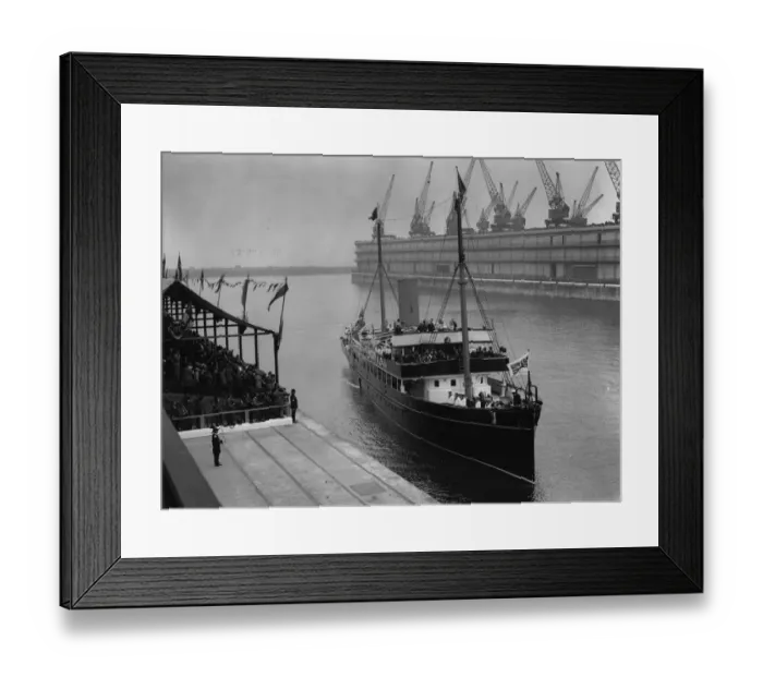 Framed Print : Dock Opening Framed Print : Dock Opening