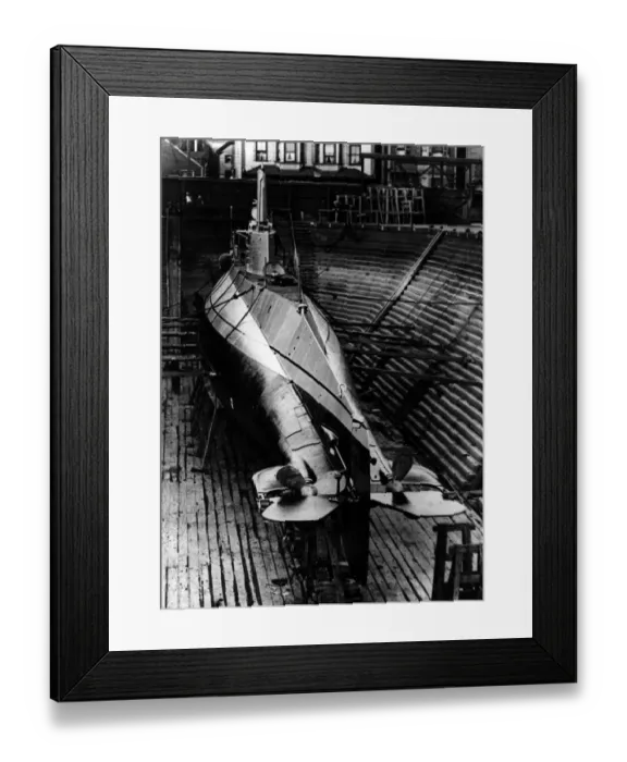 Framed Print : H Type Submarine Framed Print : H Type Submarine