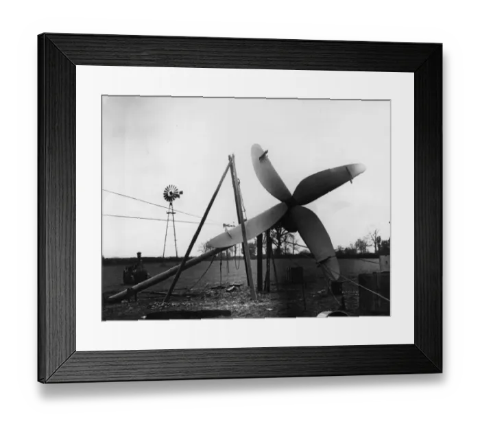 Framed Print : Aero Windmill