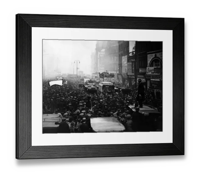 Framed Print : Unemployed Demo Framed Print : Unemployed Demo