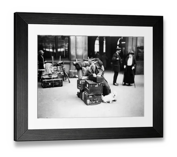 Framed Print : Scene at Waterloo Framed Print : Scene at Waterloo