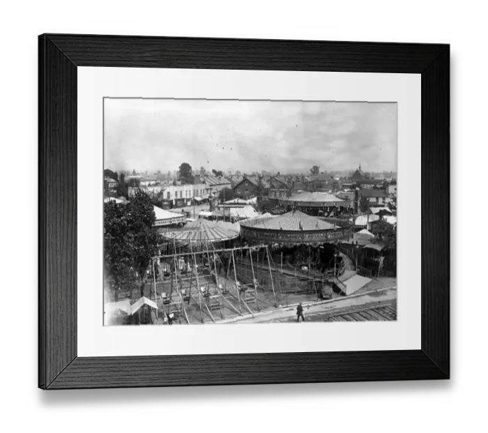 Framed Print : Mitcham Fair Framed Print : Mitcham Fair
