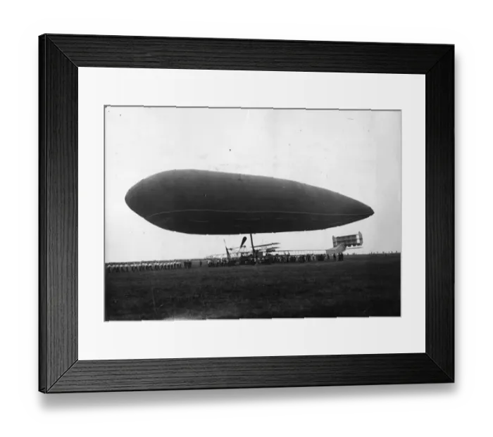 Framed Print : Airship Moored Framed Print : Airship Moored