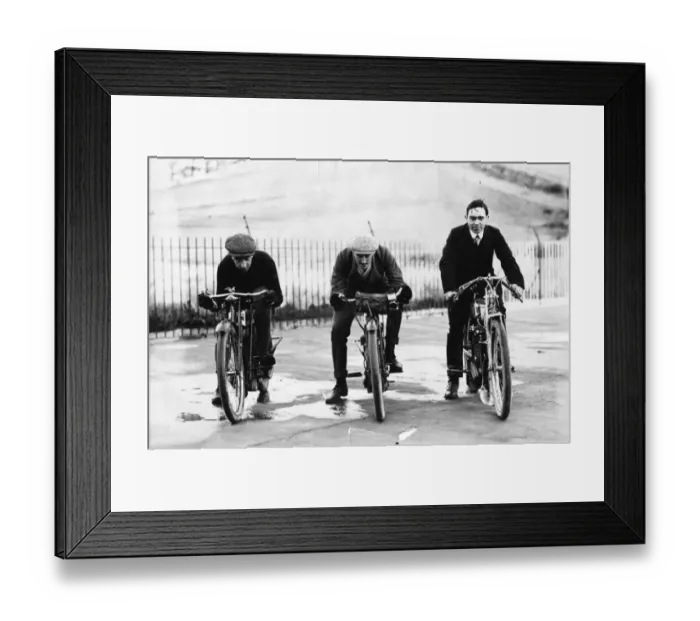 Framed Print : Motorcycles Line Up Framed Print : Motorcycles Line Up