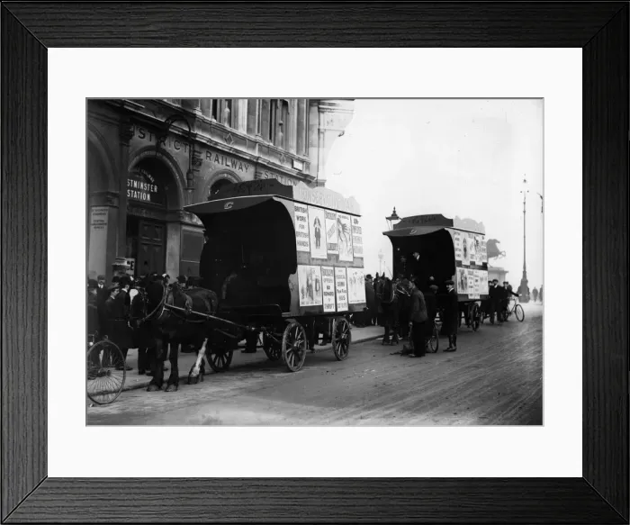 Framed Print : Conservative Vans Framed Print : Conservative Vans