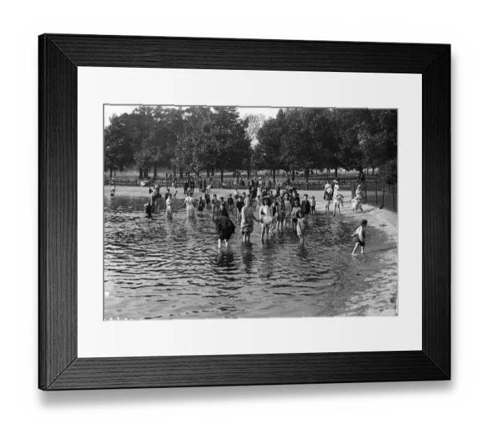 Framed Print : Park Paddlers Framed Print : Park Paddlers