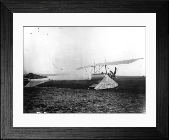 Framed Print : Biplane. 1911: The biplane Coanda at an aviation meeting at Reims Framed Print : Biplane. 1911: The biplane Coanda at an aviation meeting at Reims