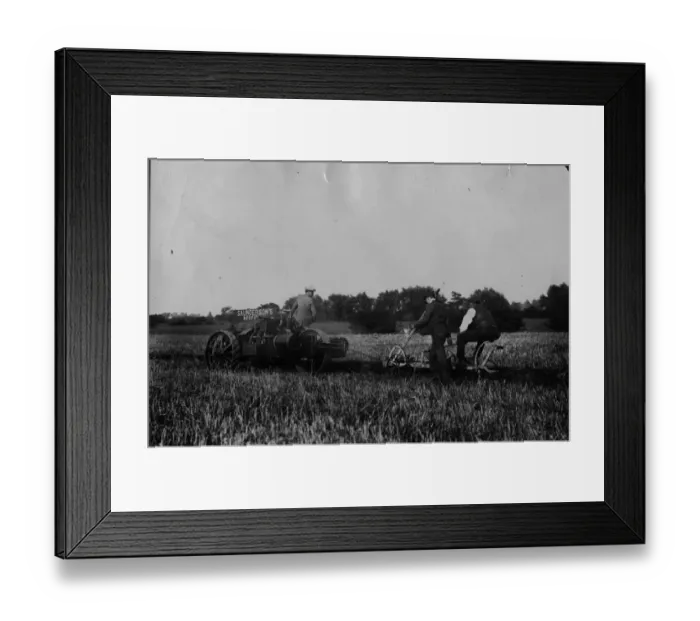 Framed Print : Motorized Plough Framed Print : Motorized Plough