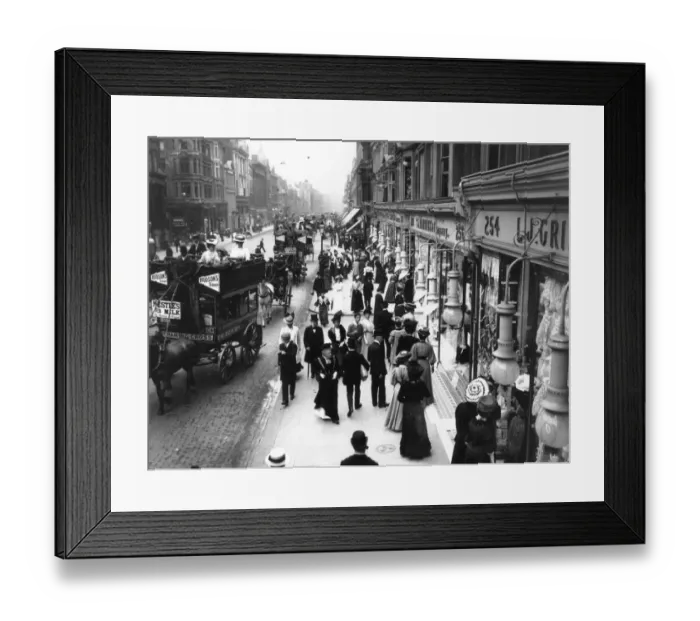 Framed Print : Oxford Street Framed Print : Oxford Street