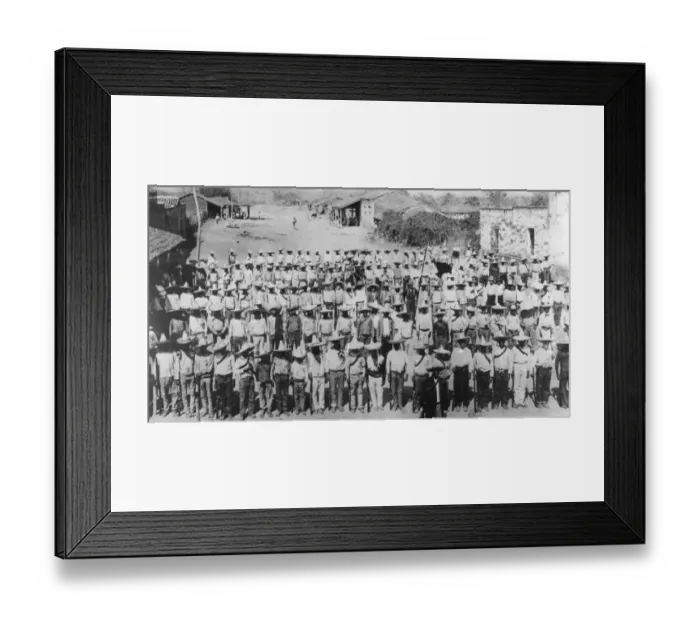 Framed Print : Rebel Line Up