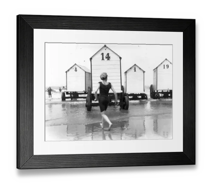 Framed Print : Bathing Huts Framed Print : Bathing Huts