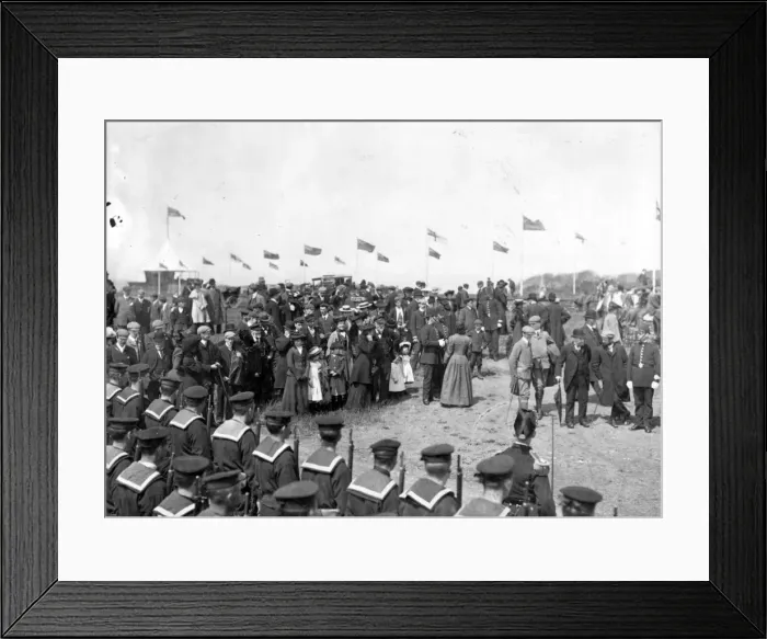 Framed Print : Tynwold Ceremony