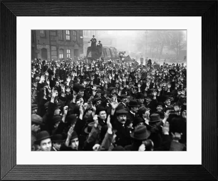 Framed Print : Married Men Protest Framed Print : Married Men Protest