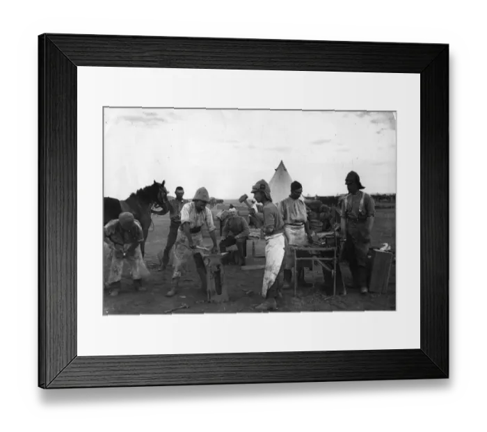 Framed Print : Army Forge Framed Print : Army Forge