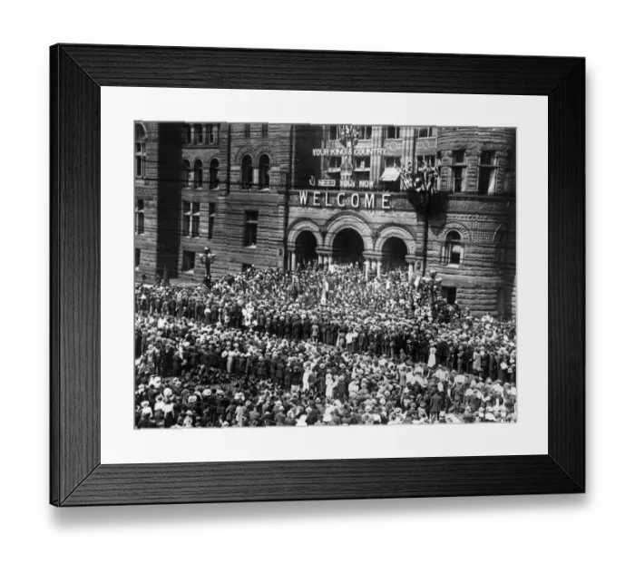 Framed Print : Canadian Recruits Framed Print : Canadian Recruits