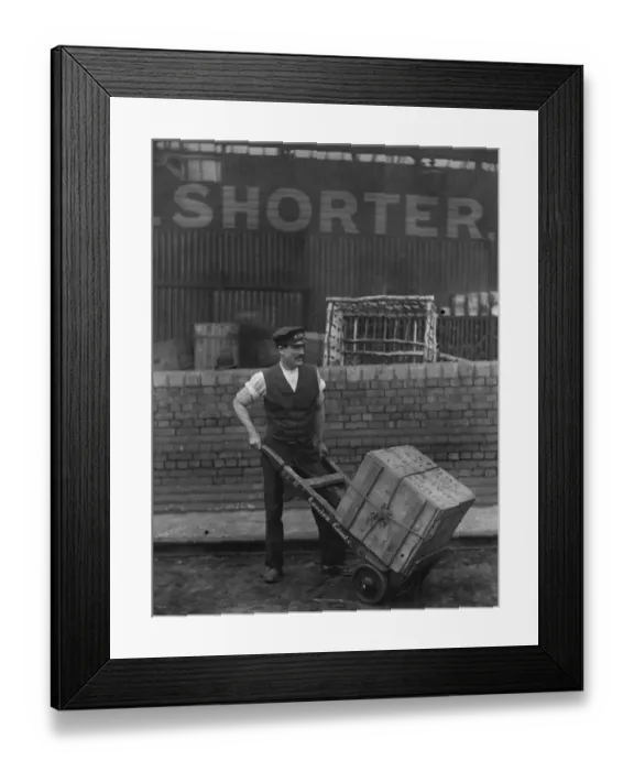 Framed Print : Goods Porter Framed Print : Goods Porter