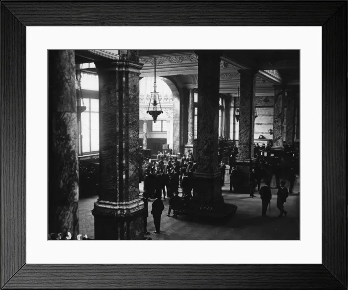 Framed Print : Exchange Interior Framed Print : Exchange Interior