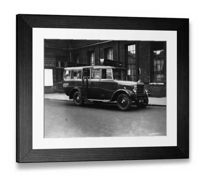 Framed Print : Continental Bus Framed Print : Continental Bus