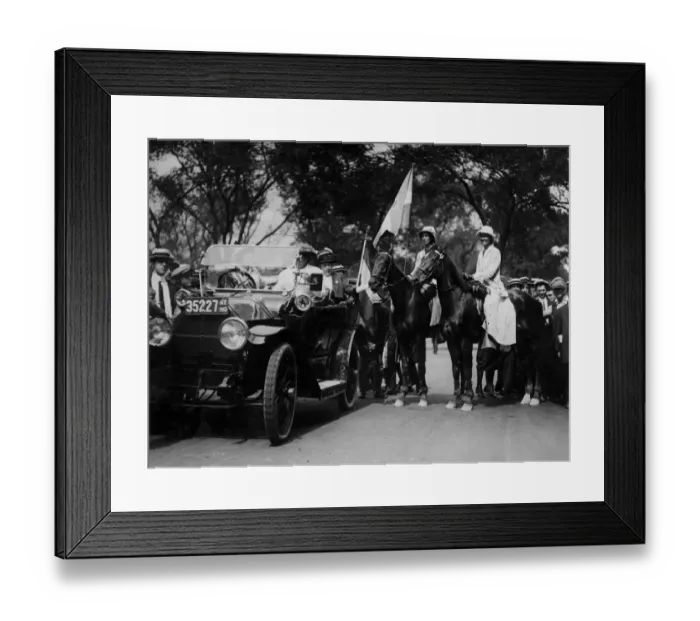 Framed Print : Mobile Suffragettes Framed Print : Mobile Suffragettes