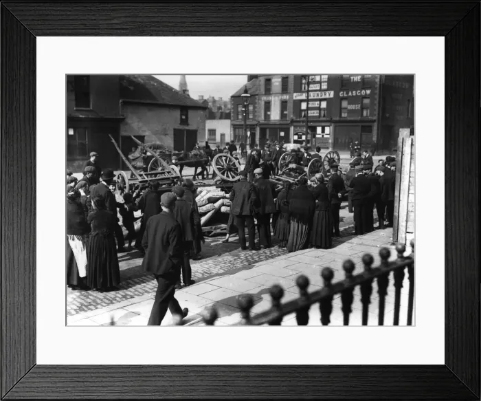 Framed Print : Strikers Protest Framed Print : Strikers Protest