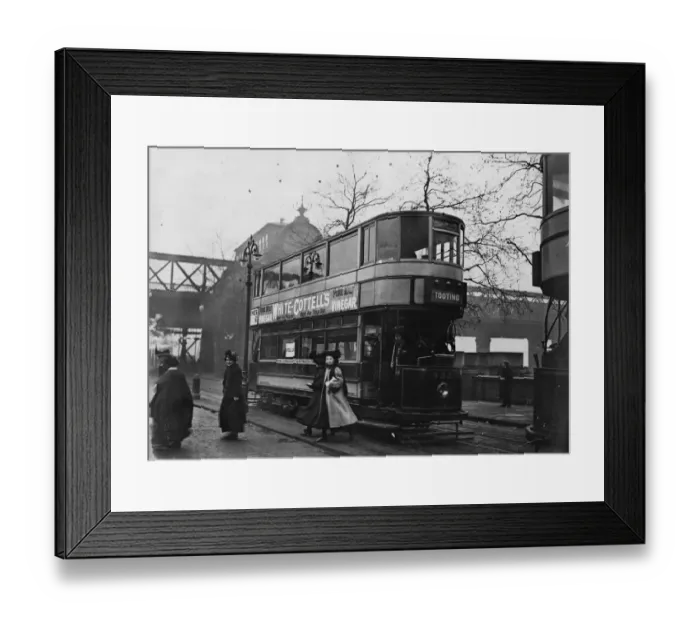 Framed Print : Womens Tram Framed Print : Womens Tram