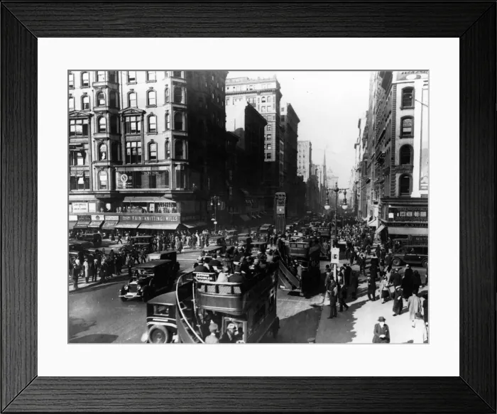 Framed Print : New York Traffic Framed Print : New York Traffic