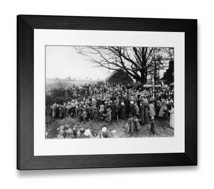 Framed Print : Beating The Bounds