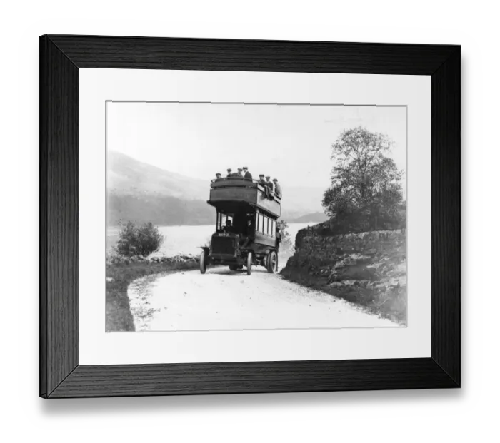 Framed Print : Scottish Bus Framed Print : Scottish Bus